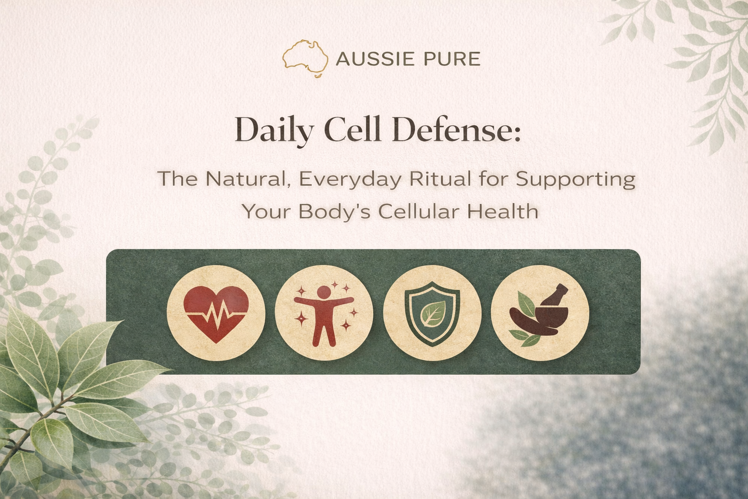 Daily Cell Defense: The Natural, Everyday Ritual for Supporting Your Body's Cellular Health