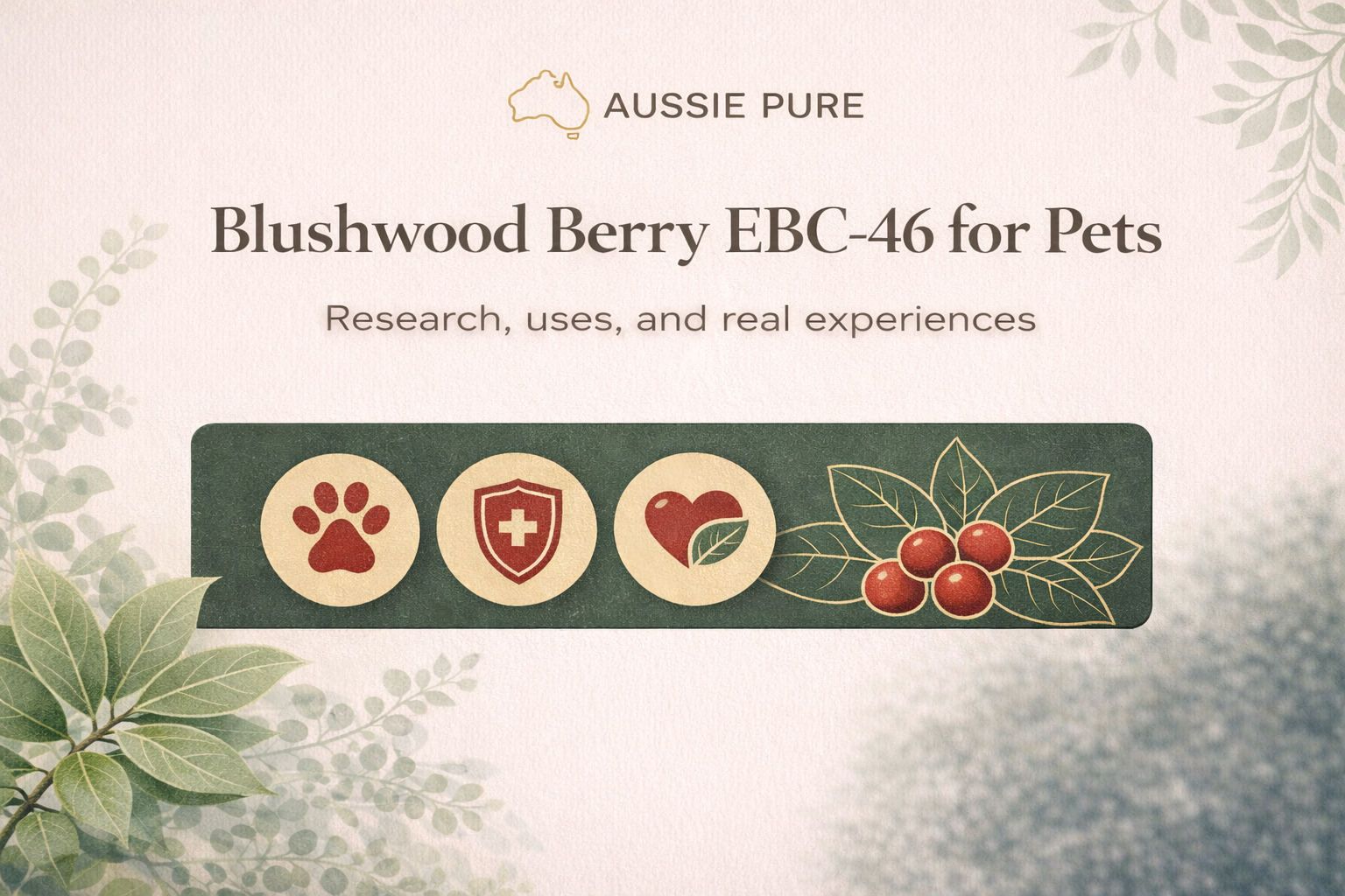 Blushwood Berry EBC-46 and Pets: Research, Uses, and Real Experiences