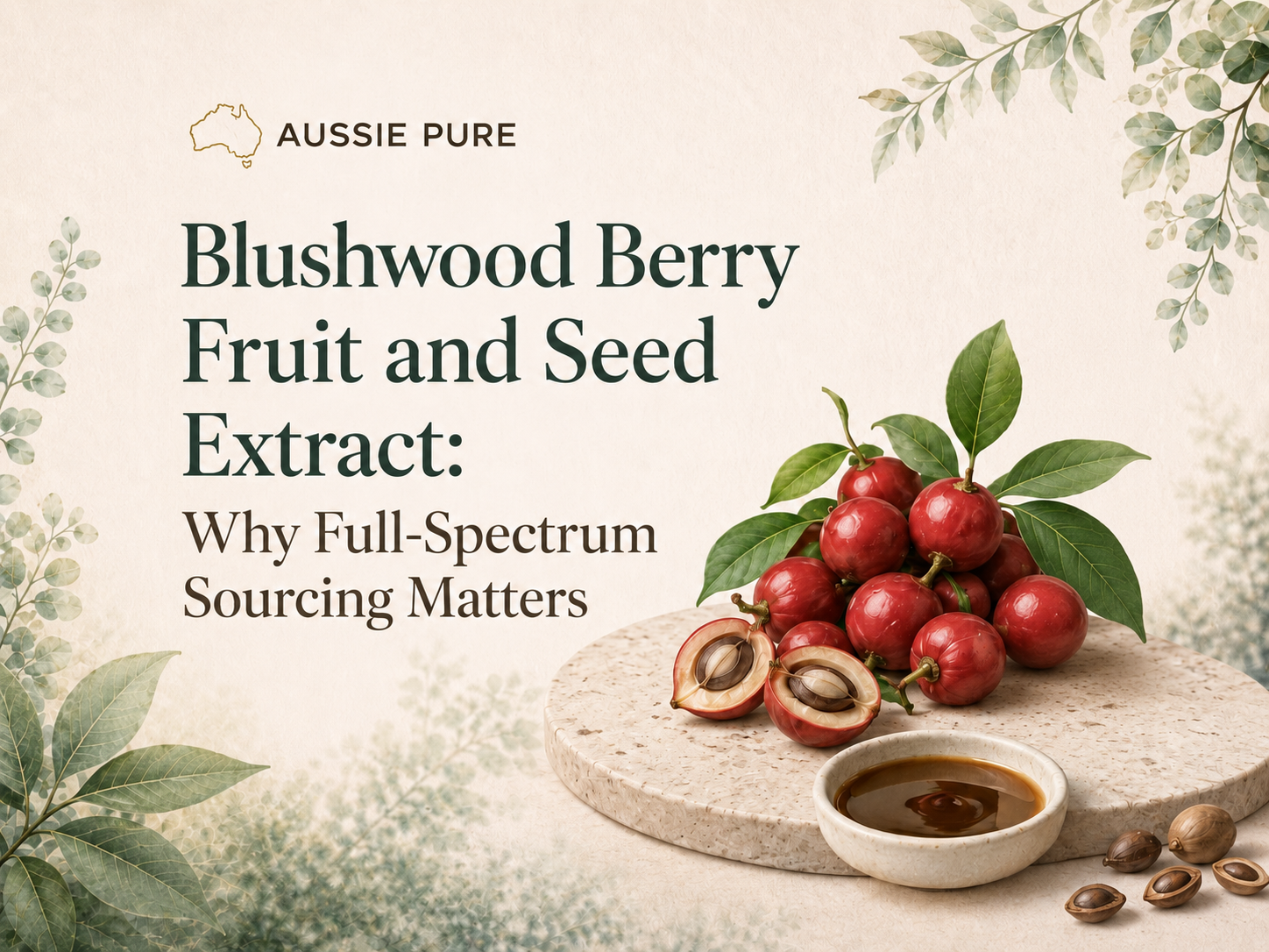 Blushwood Berry Fruit and Seed Extract: Why Full-Spectrum Sourcing Matters