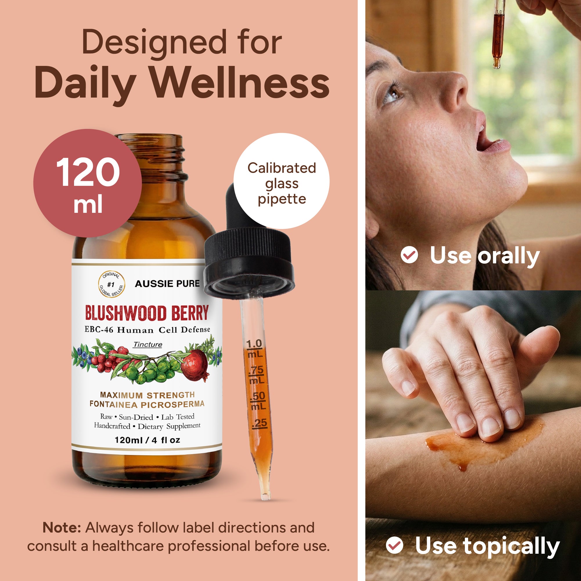 Blushwood Berry EBC-46 Human Cell Defense Tincture
