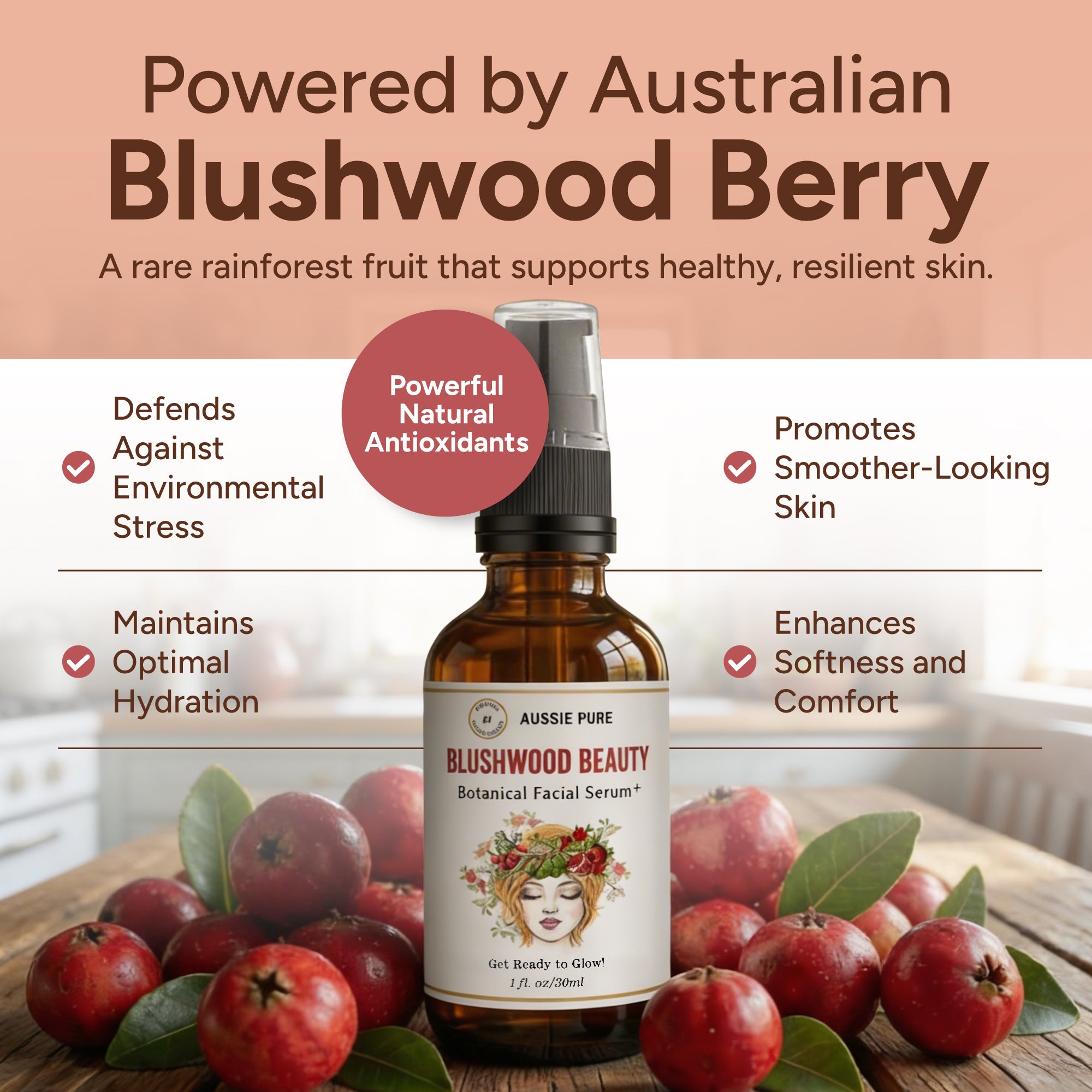 Blushwood Beauty Botanical Facial Serum