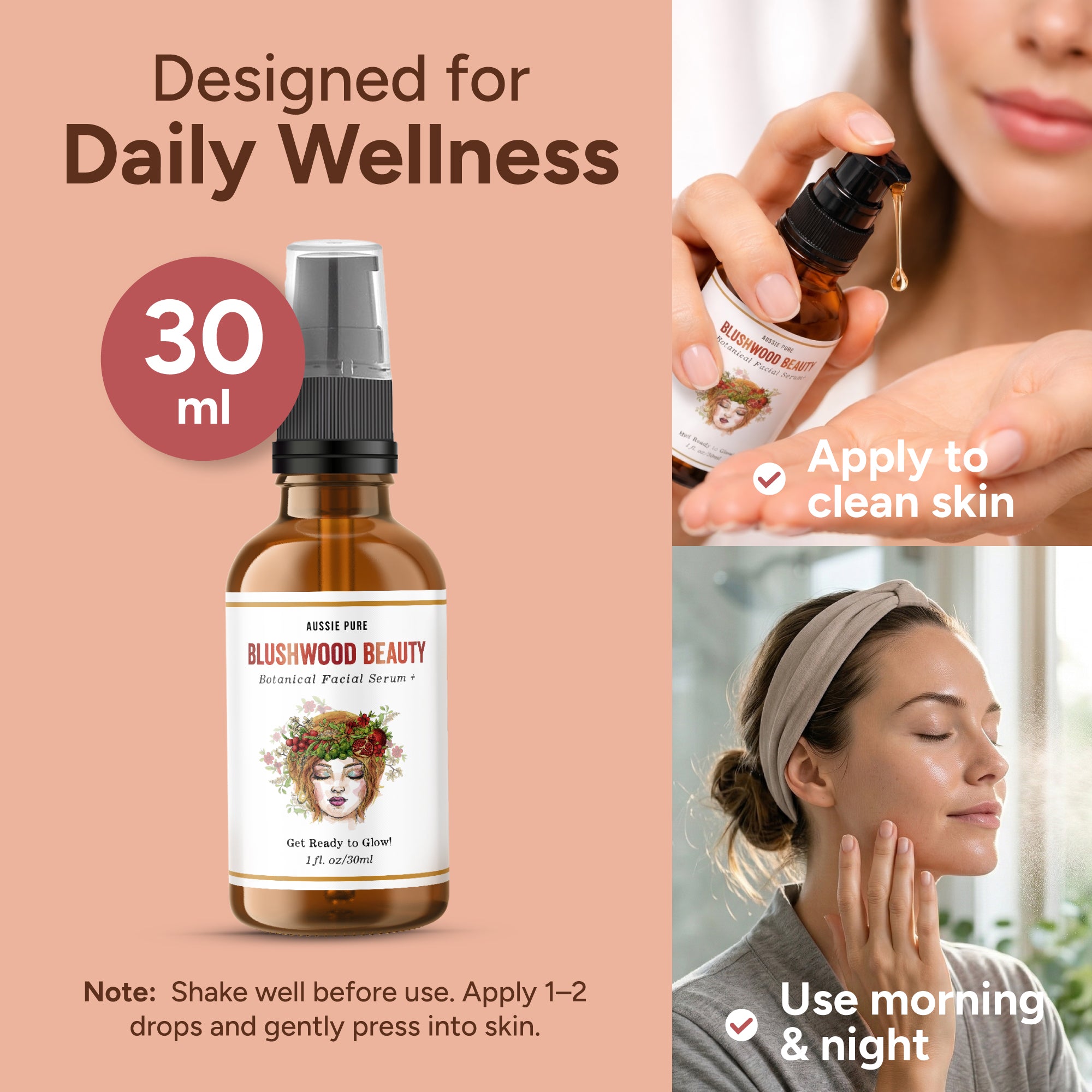 Blushwood Beauty Botanical Facial Serum