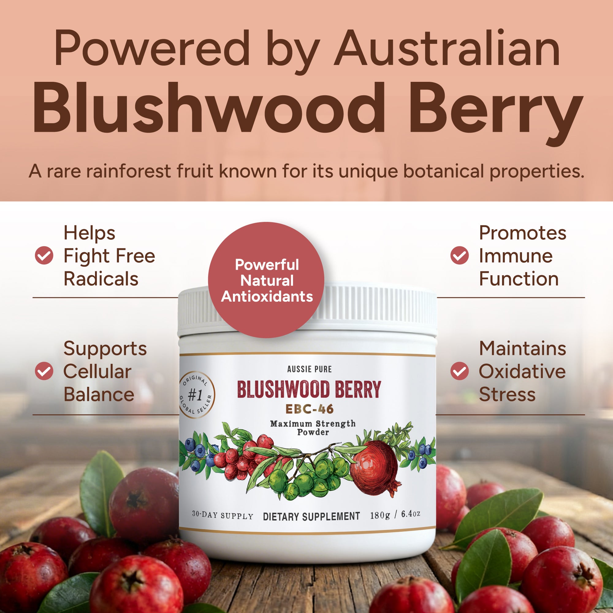 Blushwood Berry EBC-46 Tincture and Powder Bundle