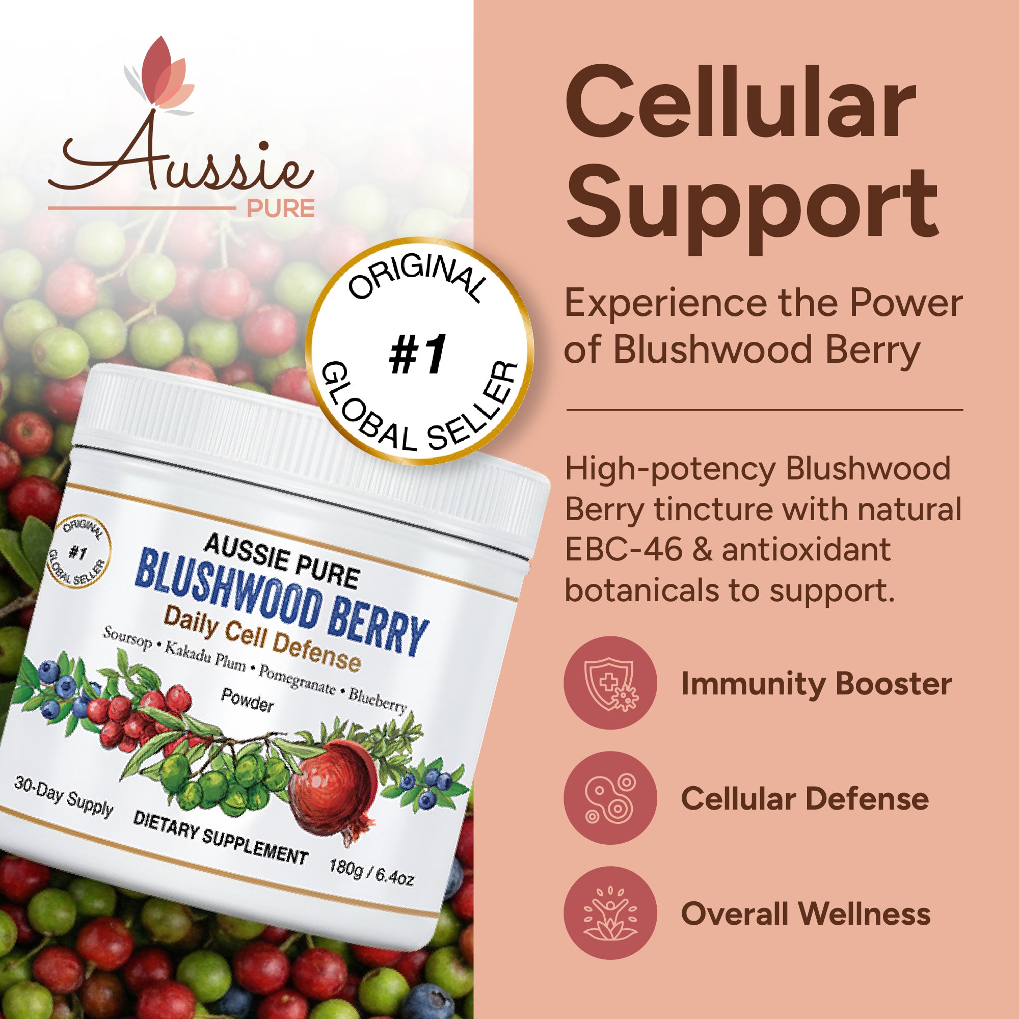 Blushwood Berry EBC-46 Daily Cell Defense Powder