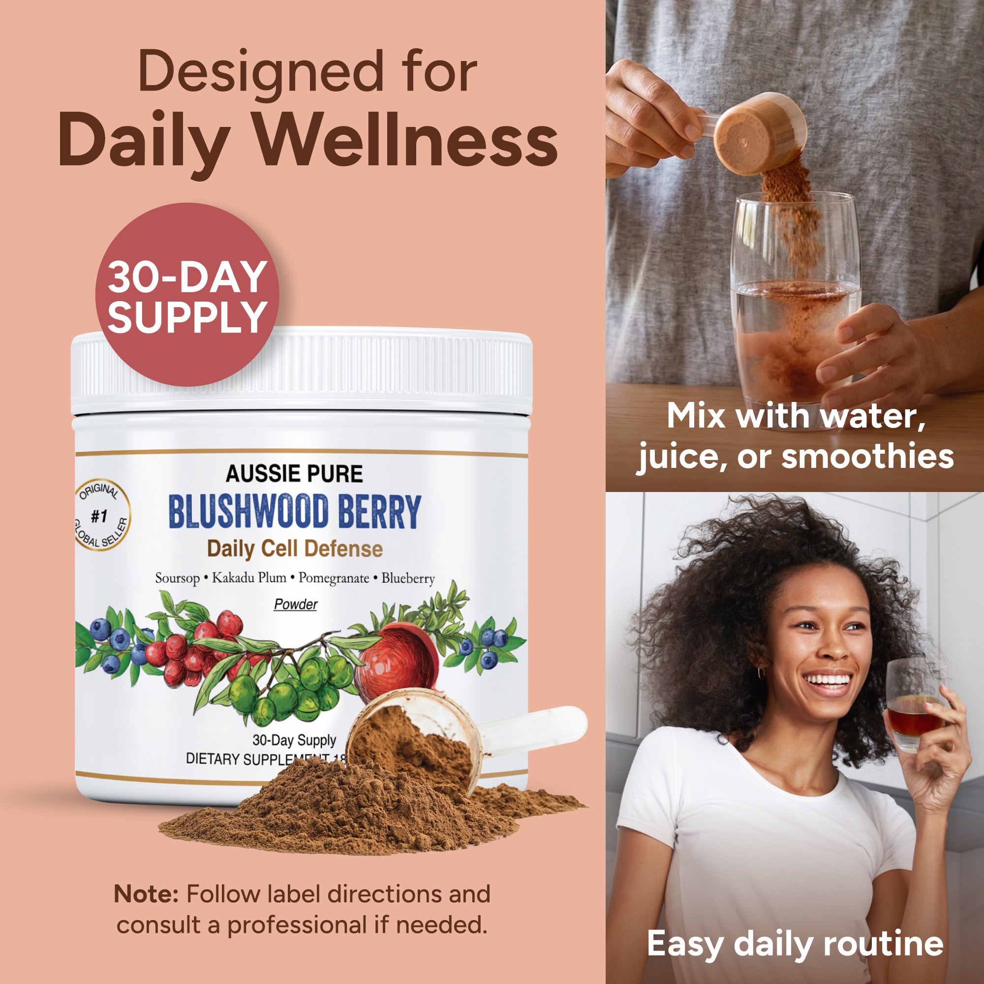 Blushwood Berry EBC-46 Daily Cell Defense Powder