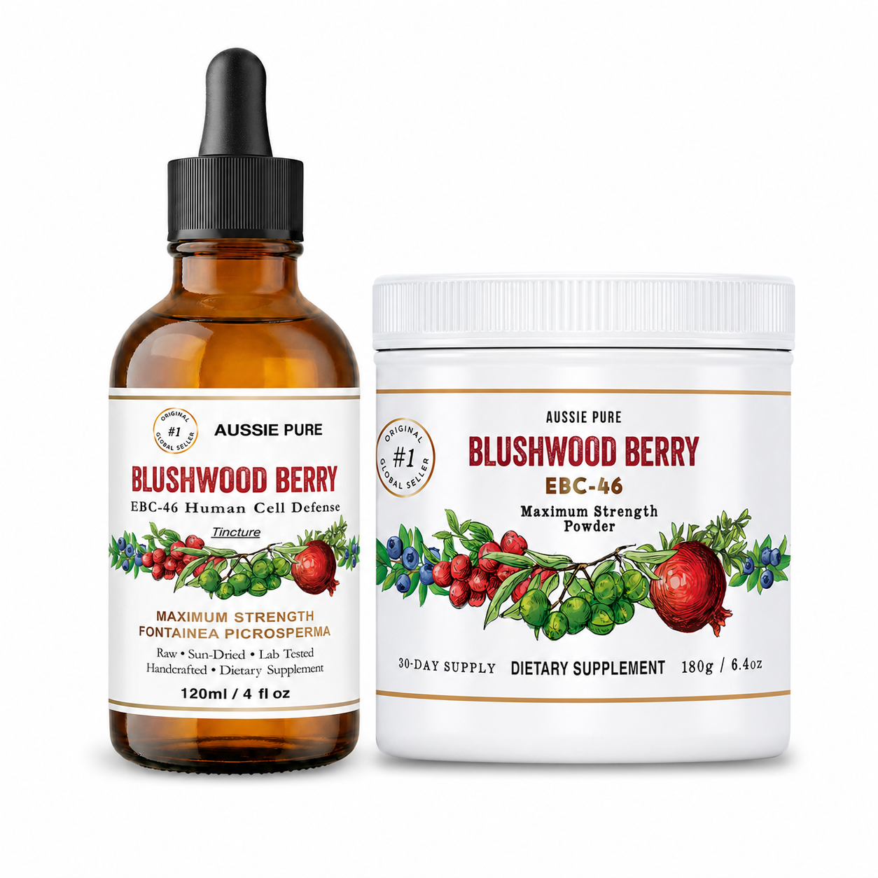 Blushwood Berry EBC-46 Tincture and Powder Bundle