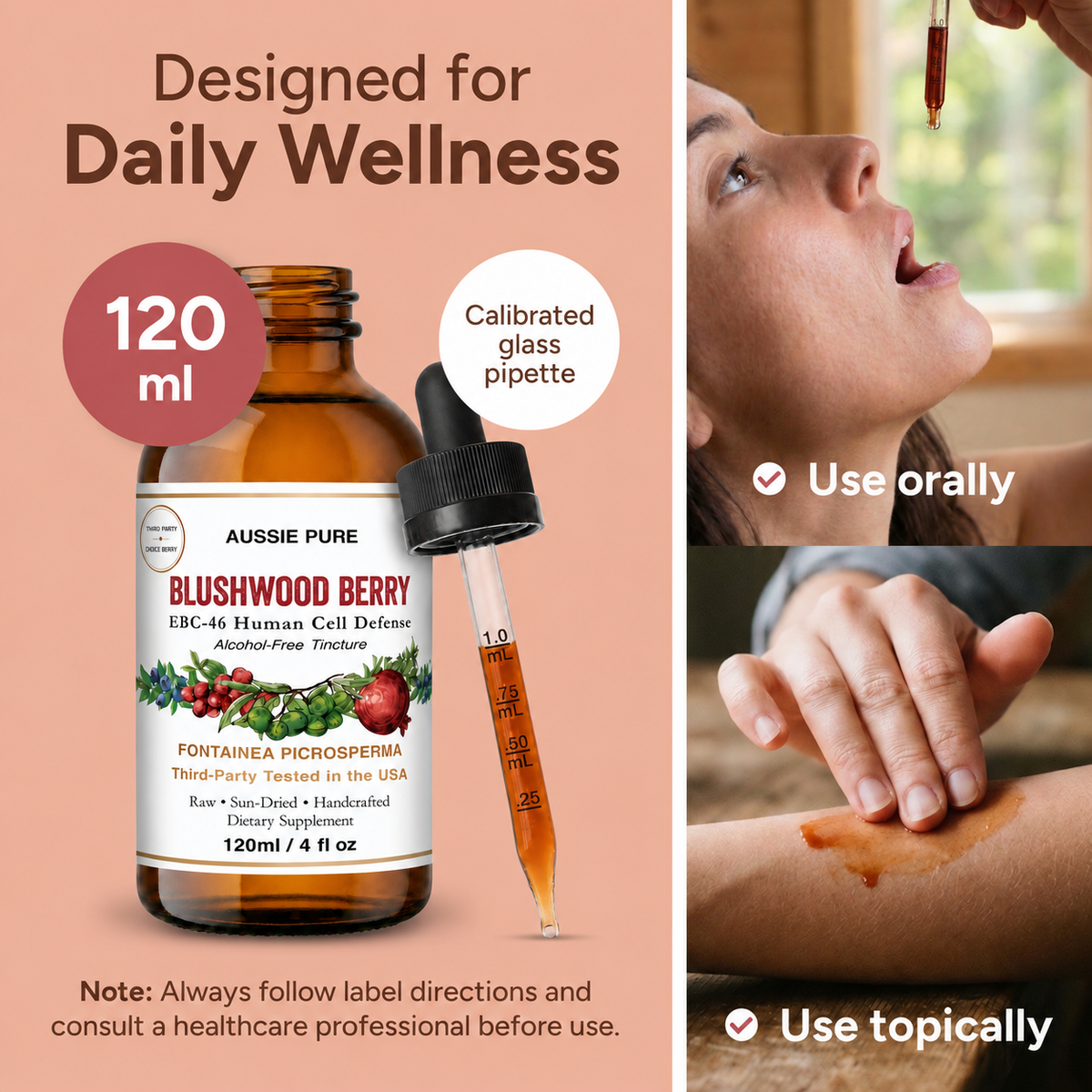 Blushwood Berry EBC-46 Human Cell Defense Tincture