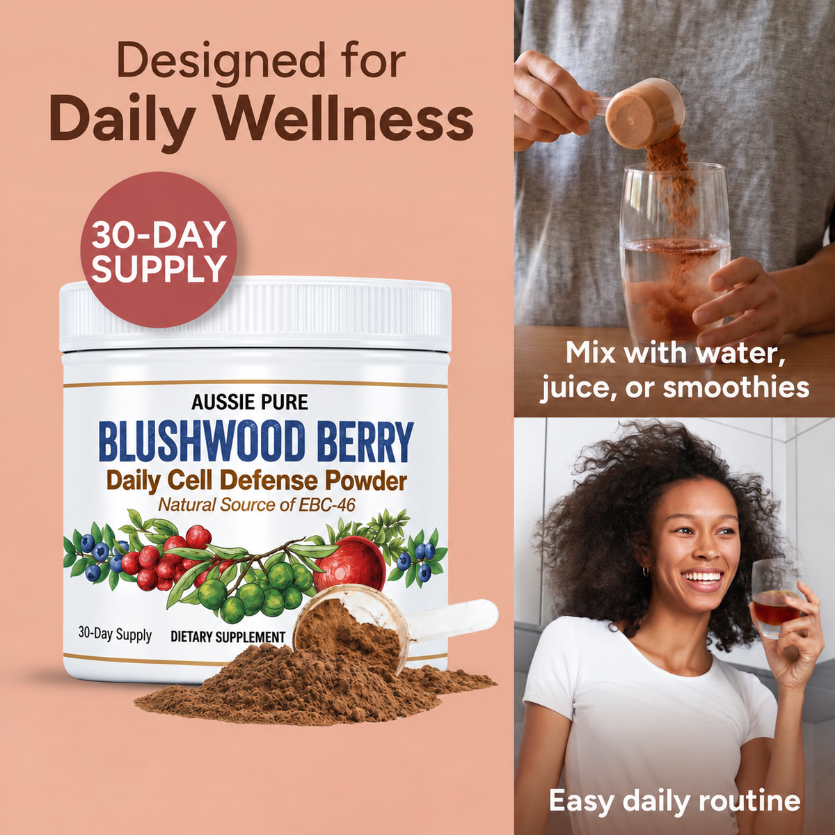 Blushwood Berry EBC-46 Daily Cell Defense Powder