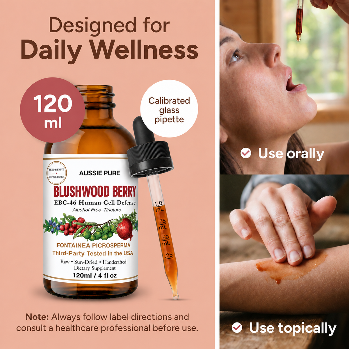 Blushwood Berry EBC-46 Human Cell Defense Tincture