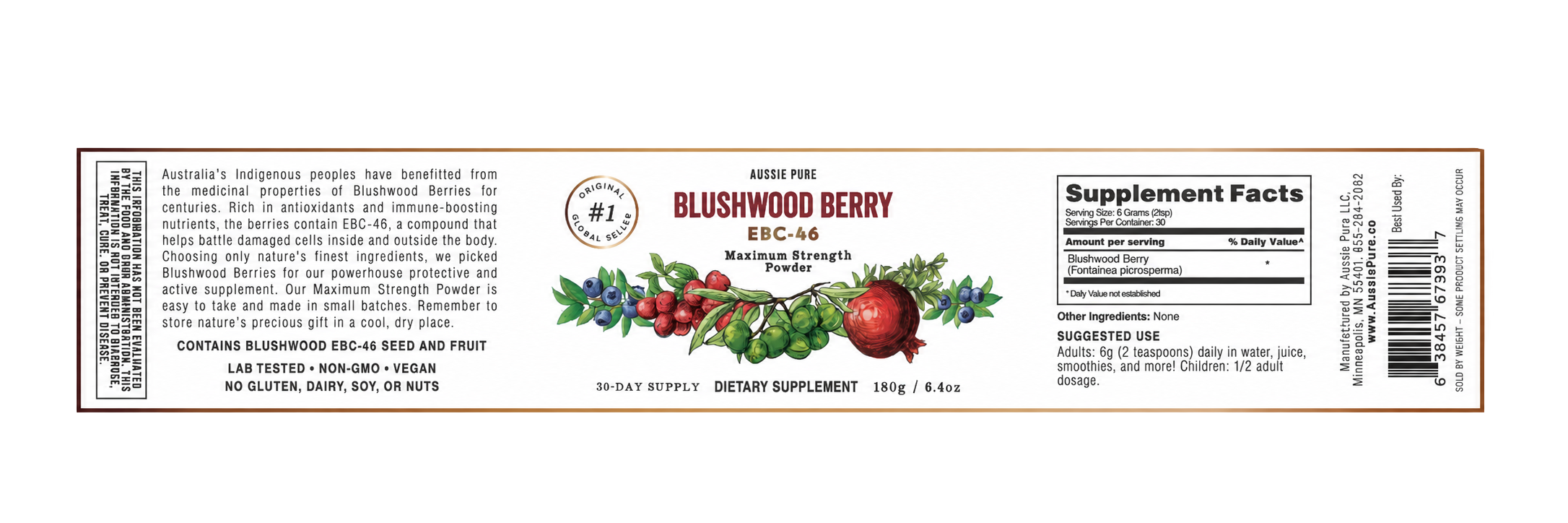 Blushwood Berry EBC-46 Tincture and Powder Bundle
