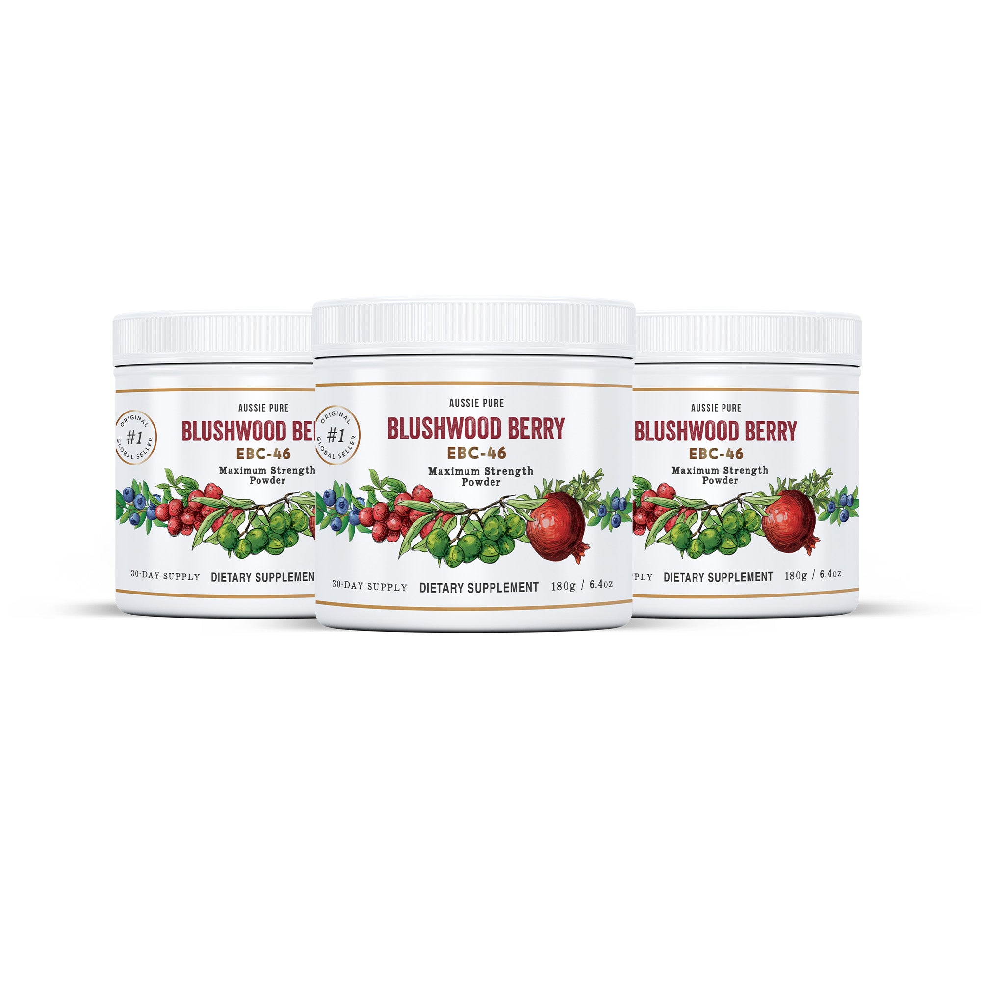 aussie pure blushwood berry ebc46 container three pack