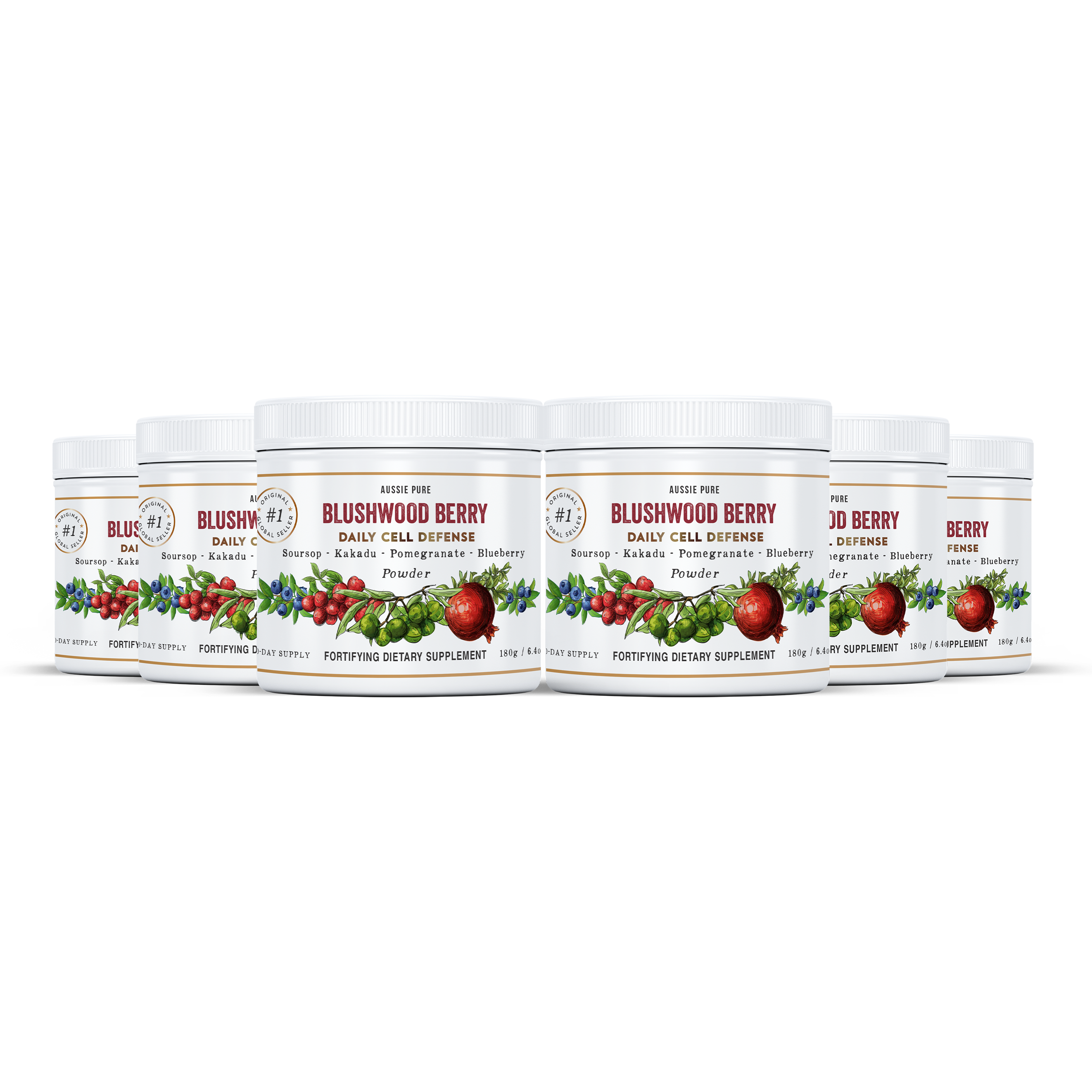 aussie pure blushwood berry ebc46 daily cell defense six pack