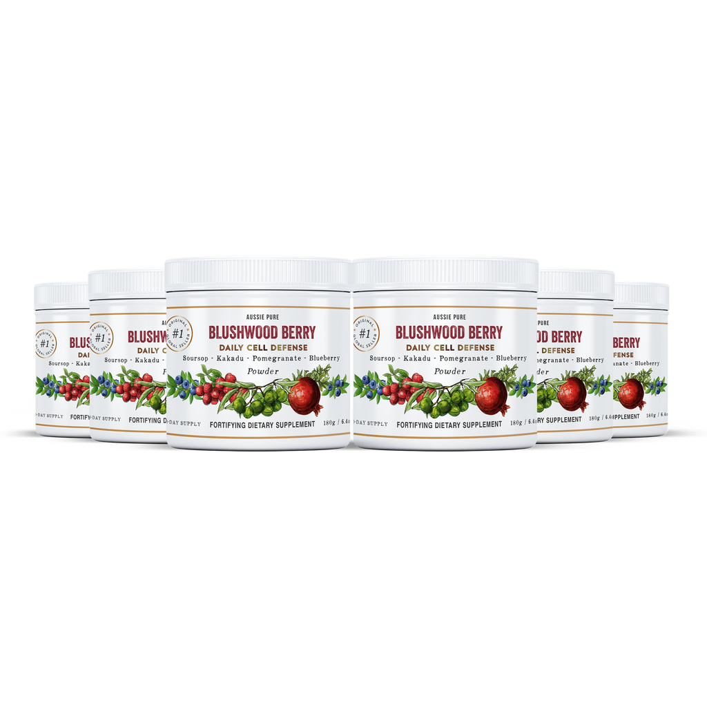 aussie pure blushwood berry ebc46 daily cell defense six pack