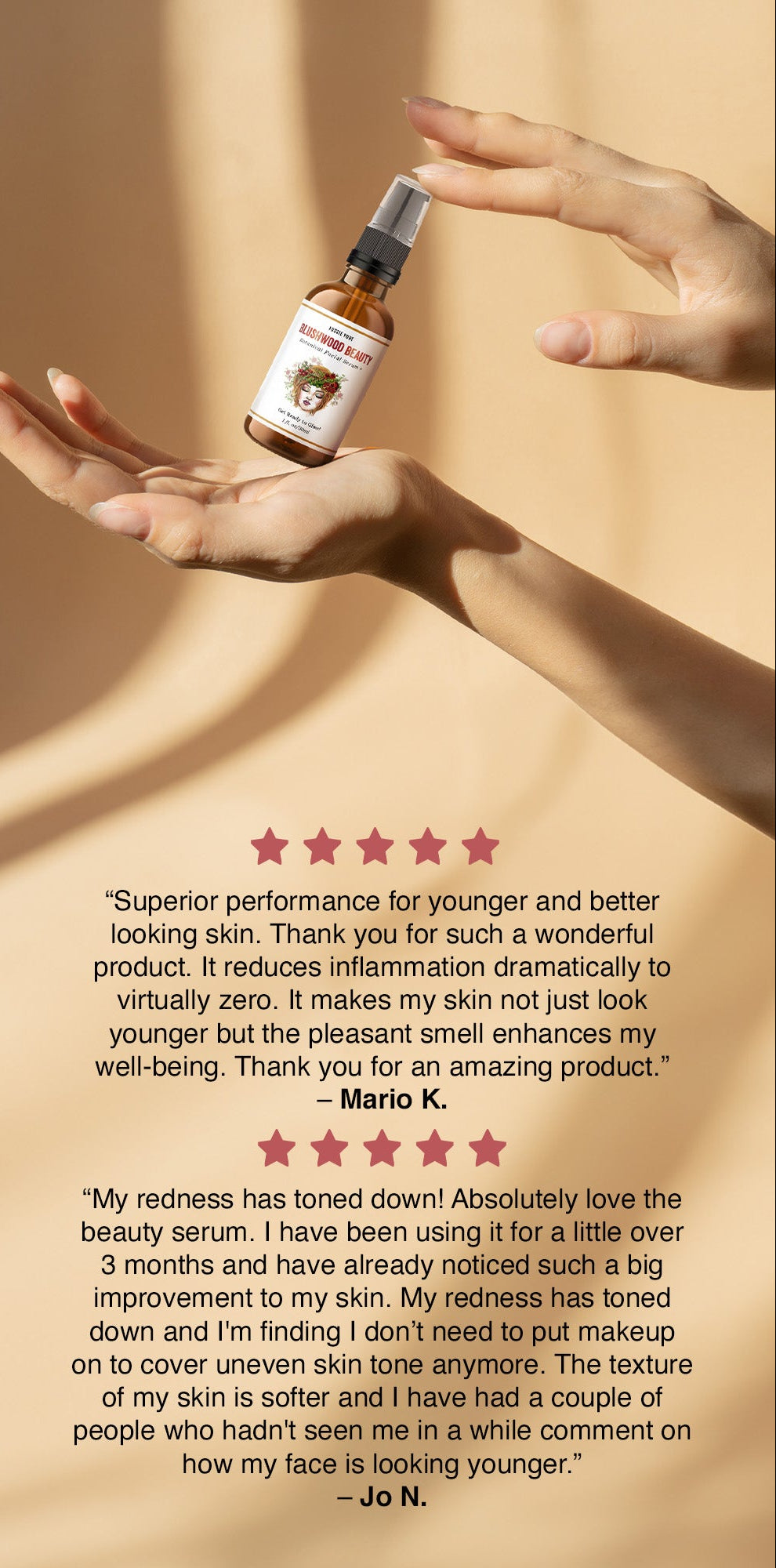 aussie pure blushwood berry ebc46 hands holding serum