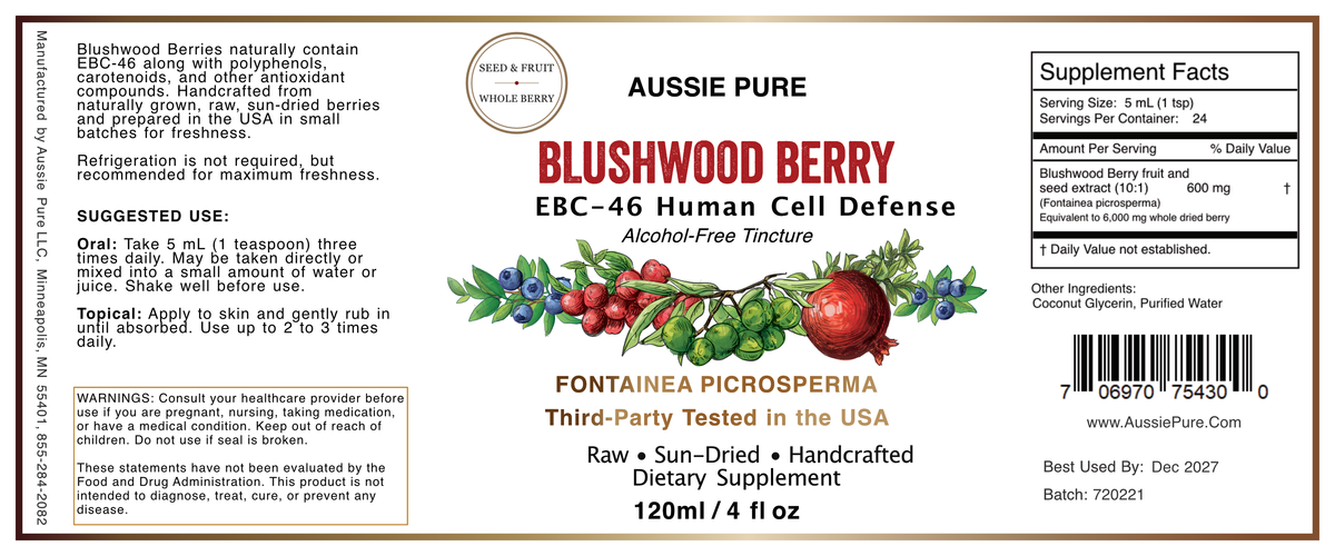 Blushwood Berry EBC-46 Human Cell Defense Tincture